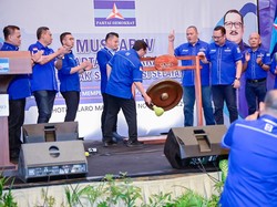 Mundurnya 5 Bakal Calon Ketua DPC saat Muscab Serentak Demokrat Sulsel