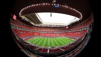 Stadion Al Bayt berkapasitas 60 ribu penonton. Eurasia Sport Images/Getty Images.