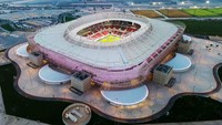 Stadion Ahmed bin Ali terletak di Kota Al Rayyan. David Ramos/Getty Images.