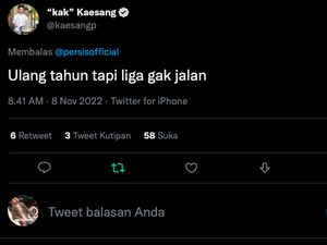 99 Tahun Persis Solo, Kaesang: Ulang Tahun Tapi Liga Gak Jalan