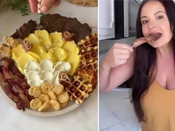 Makan Burger dan Bacon, TikTokers Ini Sukses Turunkan BB 13,6 Kg