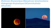 Aneka Foto Gerhana Bulan Total dari Netizen Dunia