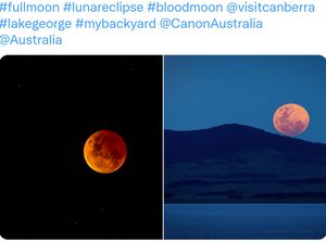 Aneka Foto Gerhana Bulan Total dari Netizen Dunia Aneka Foto Gerhana Bulan Total dari Netizen Dunia