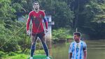 Ada Messi, Ronaldo, dan Neymar Raksasa di Sungai India!