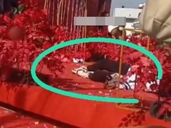 Viral Pria Nikah Lagi, Mantan Istrinya Datang Nekat Rebahan di Pelaminan