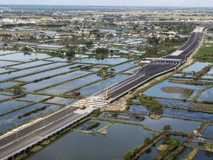 Ciamik! Ini Tol Cibitung-Cilincing Seksi 4 yang Sebentar Lagi Selesai