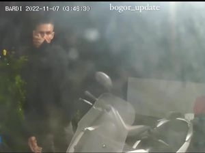 Viral Maling Motor di Bogor Kaget Aksinya Terekam, Tutupi CCTV Pakai Handuk