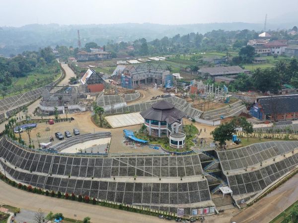 Potret Bendungan Ciawi, Penangkal Banjir Jakarta yang Diresmikan Jokowi