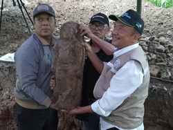 Disparbud Trenggalek Kembali Temukan Arca Saat Ekskavasi Situs Gondang