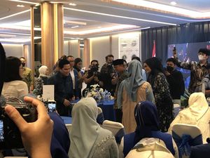 Usai PPP, Erick Thohir Merapat ke Acara PAN Usai PPP, Erick Thohir Merapat ke Acara PAN