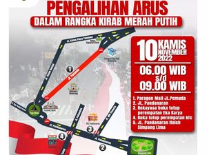 Catat! Ada Kirab Merah Putih, Jalan Pemuda Semarang Ditutup Besok