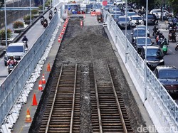 Melihat Kondisi Rel Trem Jadul di Proyek MRT Fase 2 Glodok-Kota