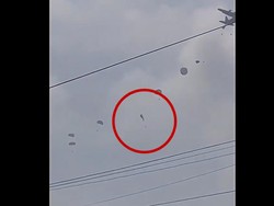 Parasut Tak Mengembang, Siswa Penerjun Payung TNI AU Celaka