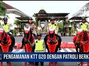 Polri Turunkan Patroli Berkuda untuk Amankan KTT G20 di Bali