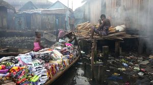 Potret Kehidupan di Permukiman Kumuh Terapung Nigeria