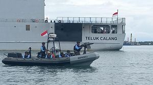 Potret Satgasla TNI AL Latihan Pengamanan G20 di Pelabuhan Benoa