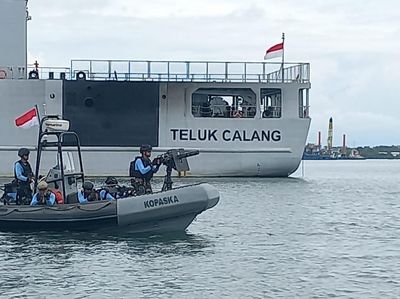 Potret Satgasla TNI AL Latihan Pengamanan G20 di Pelabuhan Benoa