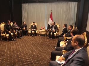 Wapres Maruf Amin Gelar Pertemuan Bilateral dengan PM Mesir