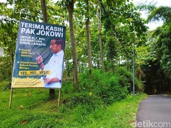 Selain Solo-Klaten, Baliho Terima Kasih Jokowi Juga Ada di Ungaran