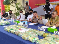 Polda Kepri Musnahkan 58 Kg Sabu Jaringan Malaysia