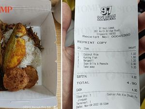 Beli Nasi Lemak Rp 50 Ribu, Pelanggan Ini Kecewa Lauknya Sedikit