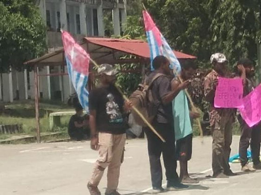 Pengibaran Bendera Bintang Kejora di USTJ Jayapura, 9 Orang Jadi Tersangka