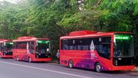 Mau Wira-wiri di KTT G20? Ada 24 Bus Listrik DAMRI Siap Antar Nih