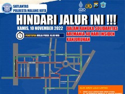 Simak Ruas Jalan Kota Malang Dialihkan Saat 40 Hari Tragedi Kanjuruhan
