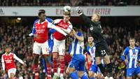 Tim tuan rumah gagal mencetak gol tambahan hingga pluit panjang berbunyi. Laga tuntas untuk kemenangan Brighton 3-1 atas Arsenal.