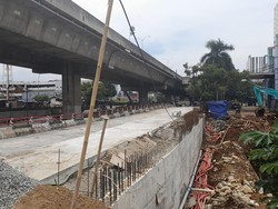 Jl Sholeh Iskandar Bogor yang Amblas Selesai Diperbaiki, Pekan Depan Dibuka