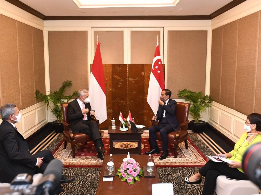 Jokowi Bertemu PM Singapura Bahas Dukungan G20 dan Situasi Myanmar