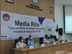 KNKT Paparkan 6 Penyebab Jatuhnya Sriwijaya Air SJ182 di Kepulauan Seribu