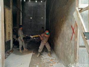 Bangunan yang Diprotes Eks PJU Polda Sumut Akhirnya Dibongkar!