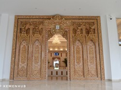 Lukisan Ramayana-Ukiran Bali Hiasi Terminal VVIP Bandara Ngurah Rai