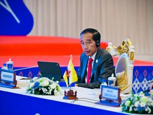 Jokowi Singgung Penyelesaian Isu Laut China Selatan di KTT ASEAN-RRT Jokowi Singgung Penyelesaian Isu Laut China Selatan di KTT ASEAN-RRT
