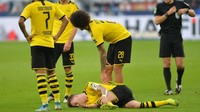 Reus memang tidak berjodoh dengan turnamen besar untuk negaranya. Di Piala Eropa 2020 kemarin, Reus alami cedera lutut (Getty Images)