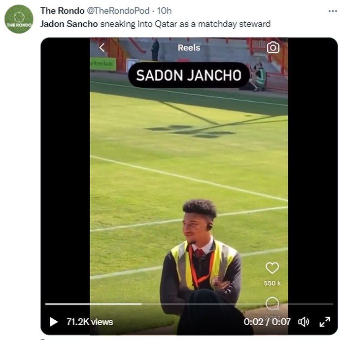 Meme Jadon Sancho Meme Jadon Sancho tidak dipanggil ke skuad Inggris untuk Piala Dunia 2022.