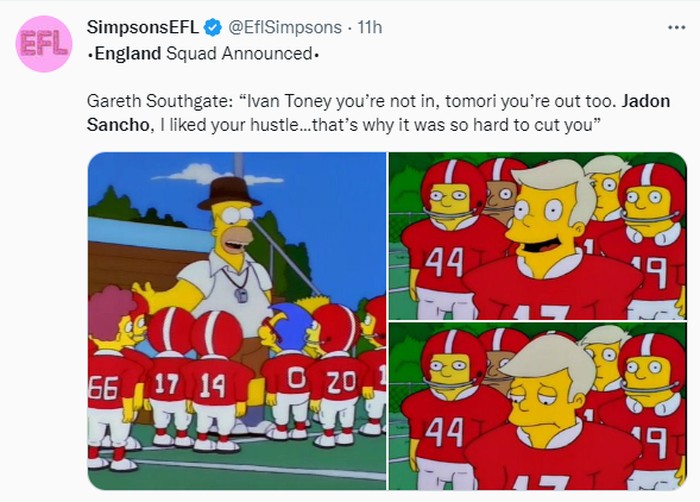 Meme Jadon Sancho Meme Jadon Sancho tidak dipanggil ke skuad Inggris untuk Piala Dunia 2022.