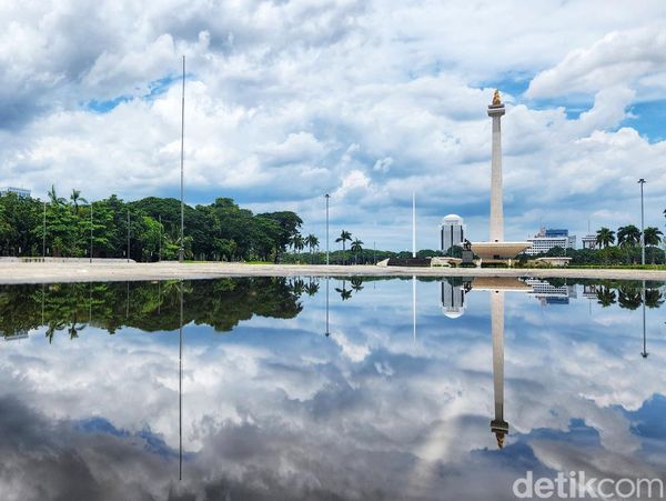 Potret Terkini Monas yang Bakal Dihijaukan Seperti New York dan London
