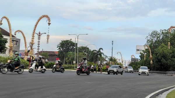 Potret Jalanan Kuta saat Hari Pertama Ganjil Genap G20