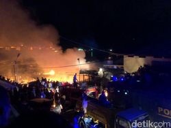 Kebakaran Hebat Terjadi di Kawasan Pasar Inpres Jayapura