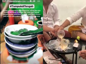 Bikin Geram! Pemuda Sengaja Tumpahkan Minuman untuk Kotori Kafe