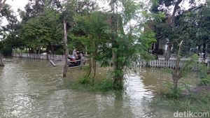 Penampakan Banjir di Jakenan Pati