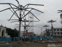 Masjid Agung Kota Pasuruan Segera Punya Payung Madinah