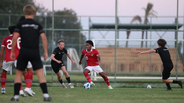 Aksi Timnas Indonesia U-20 di Laga Hujan Gol Lawan Baerum SK