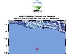 Penjelasan BMKG Gempa M 5,4 di Cilacap Terasa hingga Pangandaran