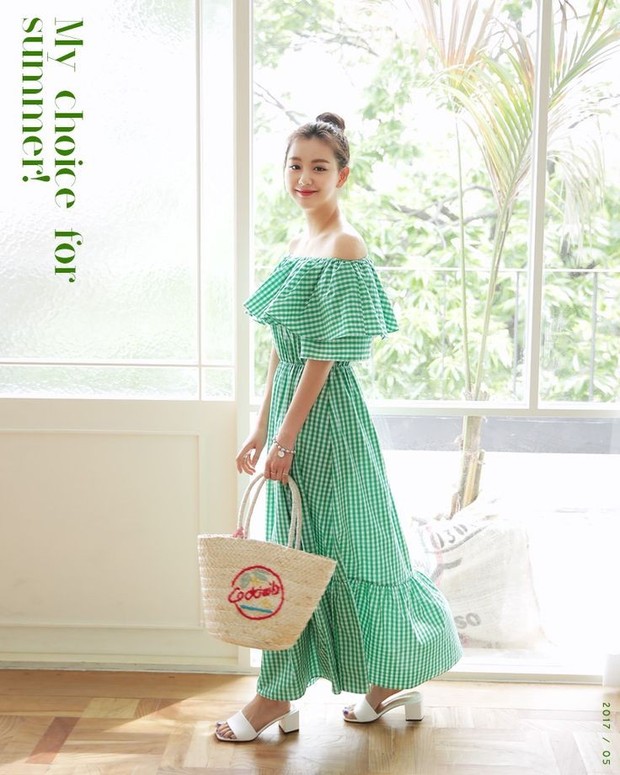 Ide outfit warna hijau