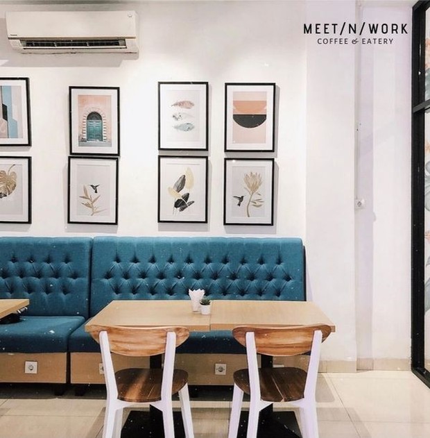Kafe Meet N Work, Rawamangun/Foto: Instagram.com/meetnwork.id