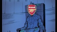 Kekalahan Man City atas Brentford mengukuhkan Arsenal di puncak klasemen dengan keunggulan lima poin. Foto: dok. Twitter