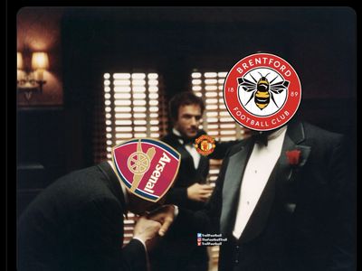 Meme Arsenal Cium Tangan Brentford Yang Sukses Libas Man City